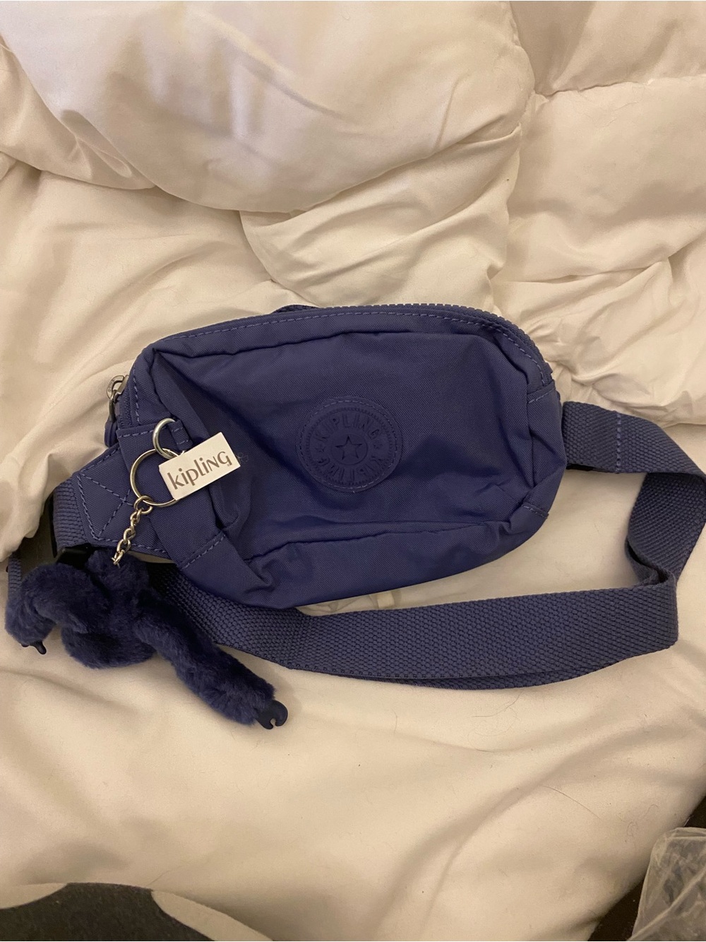 Kipling ocean blue Fanny pack - nwt